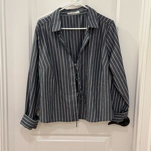 Abercrombie Tie Front Blouse